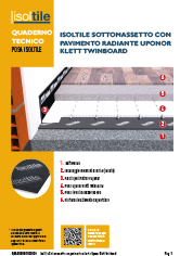 Quaderno Tecnico_Isolmant IsolTile e Uponor Klett